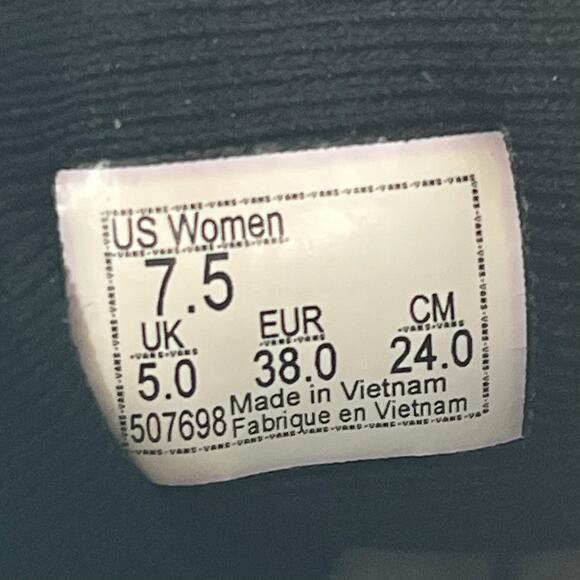 Vans Old Skool Canvas Suede Hi Top Skate Sneakers Shoes Black 507698 Women 7.5 - Picture 13 of 13